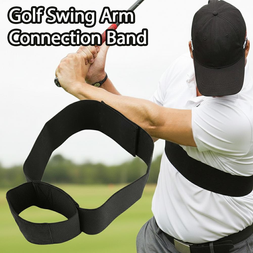 Golf Equipment Beginners - สายรัดแขนฝึกวงสวิงกอล์ฟแบบยืดหยุ่นสำหรับมืออาชีพ สายรัดแก้ไขท่าวงสวิงกอล์ฟ สำหรับผู้เริ่มต้น อุปกรณ์ช่วยฝึกซ้อมกอล์ฟ