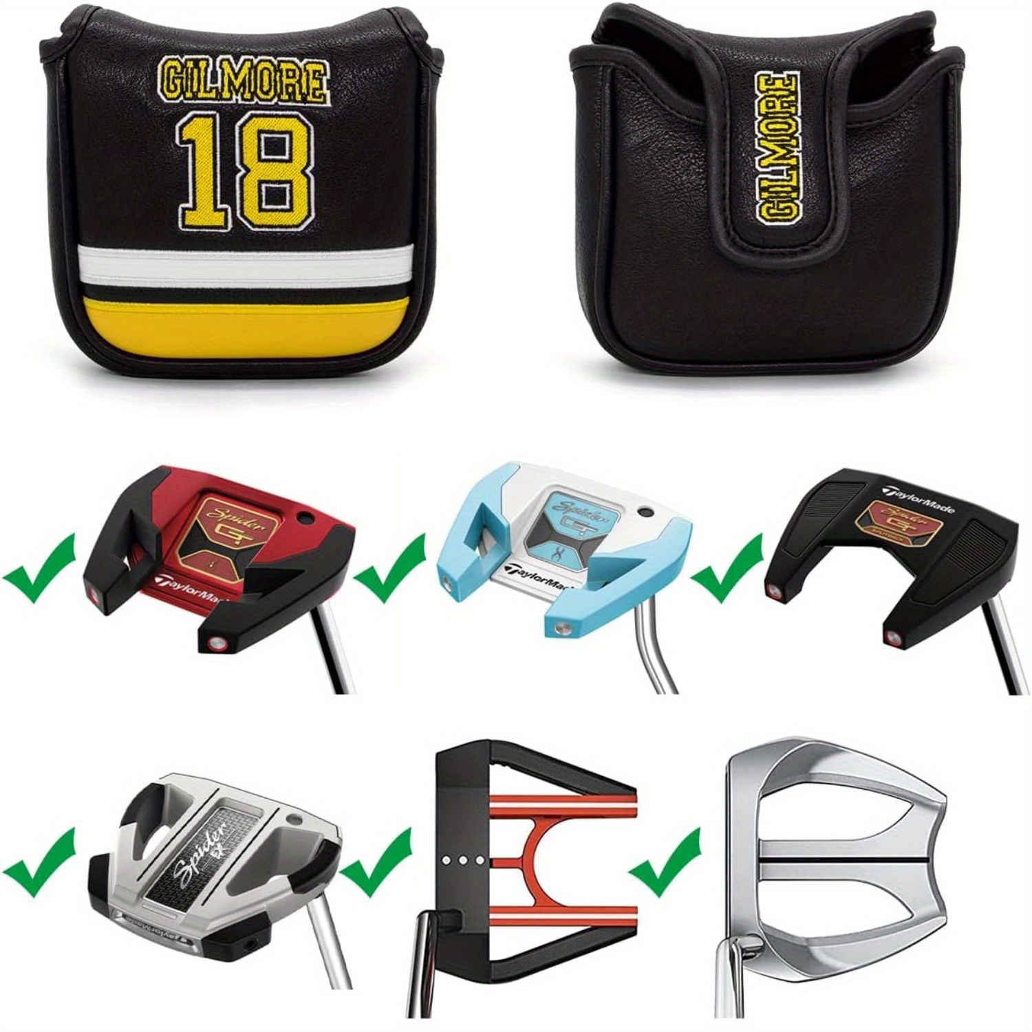 ตลก Headcover กอล์ฟกอล์ฟคลับคร - Putter Mallet Blade บทวิจารณ์และราคา