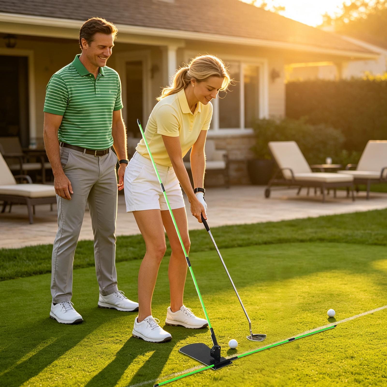 อุปกรณ์ฝึกการจัดแนววงสวิงกอล์ฟ - Golf Equipment Beginners บทวิจารณ์และราคา